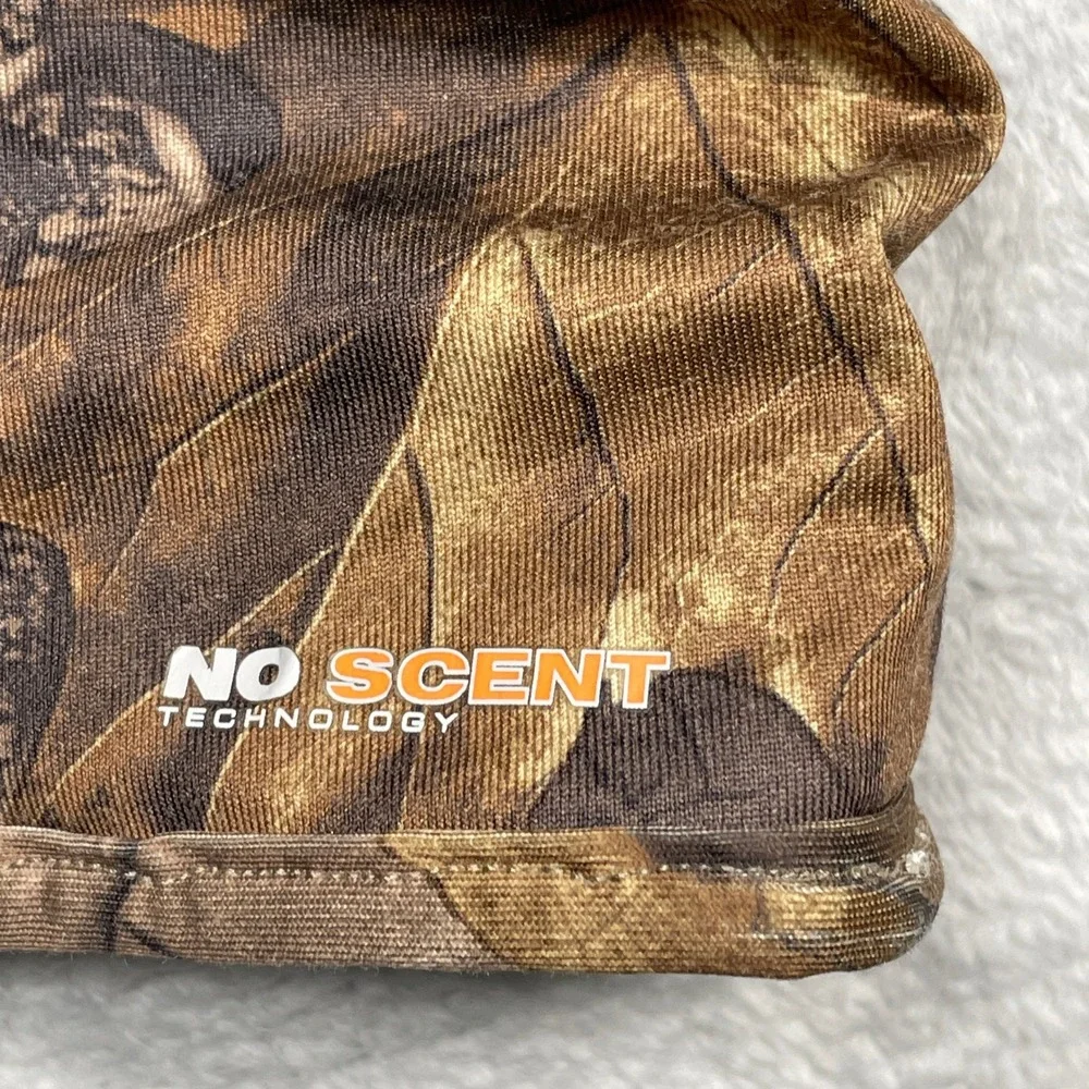 Realtree Balaclava Face Mask Unisex One Size Brown Camo No Scent Technology